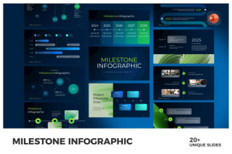 Image Slide Milestone Infographic PowerPoint Template